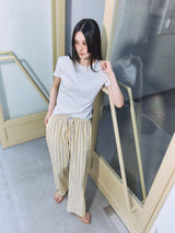 Stripe Pajama Pants YELLOW × BLACK