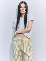 Stripe Pajama Pants YELLOW × BLACK