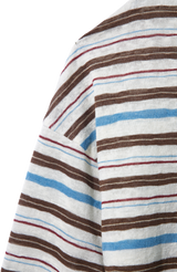 Border Loose Long Sleeve Tee