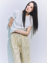 Stripe Pajama Pants YELLOW × BLACK