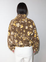 Teddy Fleece Jacket Floral