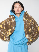 Teddy Fleece Jacket Floral