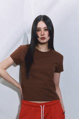 Short Sleeve Tee BROWN