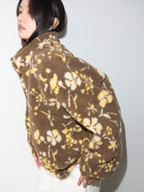 Teddy Fleece Jacket Floral