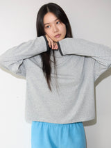 Loose Long Sleeve Tee / Layered GREY