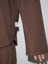 Soft Jersey Long Sleeve Tee BROWN