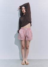 Stripe pajama Shorts
