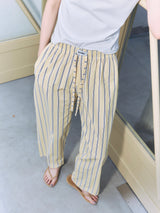 Stripe Pajama Pants YELLOW × BLACK