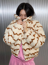 Teddy Fleece Jacket Cocoa