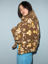 Teddy Fleece Jacket Floral