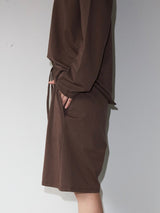 Soft Jersey Shorts BROWN