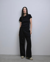 Slim Fit Short-Sleeve T-Shirt BLACK