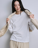 Slim Fit Long-Sleeve T-Shirt WHITE