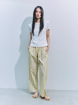 Stripe Pajama Pants YELLOW × BLACK