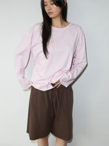 Soft Jersey Shorts BROWN