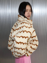 Teddy Fleece Jacket Cocoa