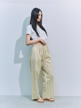 Stripe Pajama Pants YELLOW × BLACK