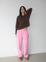 Loose Long Sleeve Tee / Layered BROWN