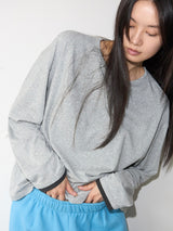 Loose Long Sleeve Tee / Layered GREY