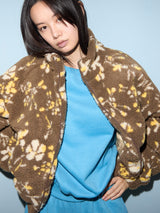 Teddy Fleece Jacket Floral