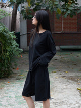 Soft Jersey Shorts BLACK