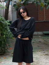 Soft Jersey Shorts BLACK