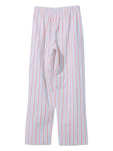 Stripe Pajama Pants BLUE × RED
