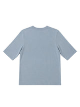 Soft Touch Half Sleeve Tee LIGHT BLUE