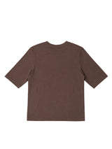 Soft Touch Half Sleeve Tee BROWN