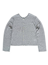 Sheer Knit Cardigan LIGHT GLAY