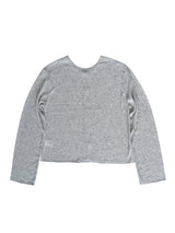 Sheer Knit Cardigan LIGHT GLAY