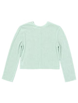 Sheer Knit Cardigan LIGHT GREEN