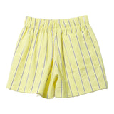 Cotton Stripe Shorts YELLOW