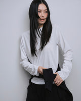 Slim Fit Long-Sleeve T-Shirt WHITE