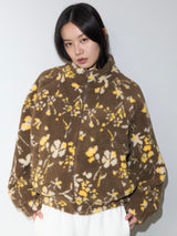 Teddy Fleece Jacket Floral