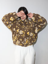 Teddy Fleece Jacket Floral