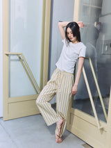 Stripe Pajama Pants YELLOW × BLACK