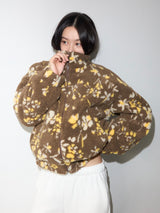 Teddy Fleece Jacket Floral