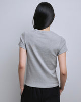 Slim Fit Short-Sleeve T-Shirt GRAY