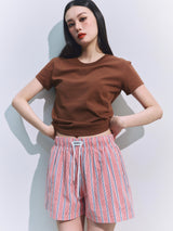 Stripe pajama Shorts