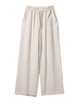 Linen-Rayon Flow Pants IVORY