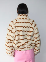 Teddy Fleece Jacket Cocoa