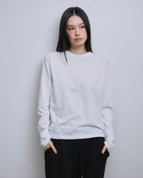Slim Fit Long-Sleeve T-Shirt WHITE