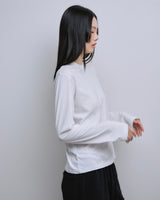 Slim Fit Long-Sleeve T-Shirt WHITE