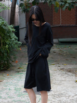 Soft Jersey Shorts BLACK