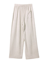 Linen-Rayon Flow Pants IVORY