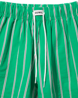 Cotton Stripe Shorts GREEN