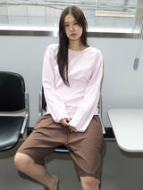 Soft Jersey Shorts BROWN