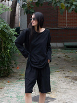 Soft Jersey Shorts BLACK