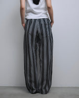 Black Stripe Pajama Pants